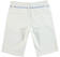 Pantalone corto bambino modello slim fit in cotone effetto righina sarabanda PANNA-0112_back