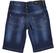 Pantalone corto bambino slim fit in denim stretch effetto delavato sarabanda BLU-7750_back