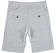 Pantalone corto per bambino in felpa di cotone non garzata sarabanda GRIGIO MELANGE-8992_back