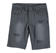 Pantalone corto slim fit in felpa stretch di cotone non garzata sarabanda GRIGIO SCURO-3829