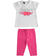 Completo in jersey maxi t-shirt e leggings pinocchietto sarabandapromo FUXIA-2438