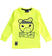 Maglietta in jersey stampa cartoon sarabandapromo			GIALLO FLUO-1499