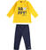 Completo in jersey con maglietta micro pois e leggings sarabandapromo GIALLO-1446