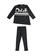 Completo maxi felpa con stampa lamina e leggings sarabandapromo			NERO-0658