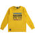 Maglietta girocollo 100% cotone tema college sarabandapromo			GIALLO-1616