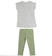 Completo per bambina t-shirt e leggings alla pescatora sarabandapromo GRIGIO MELANGE-8992_back