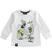 Maglietta maniche lunghe bambino 100% cotone con stampa sarabandapromo			BIANCO-0113