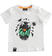 T-shirt bambino 100% cotone con stampa e scritta "goal" sarabandapromo			BIANCO-0113