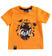 T-shirt bambino 100% cotone con stampa e scritta "goal" sarabandapromo			ORANGE-1834