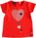 T-shirt bambina con strass sarabandapromo			ORANGE-2234