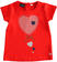 T-shirt bambina con strass sarabandapromo ORANGE-2234