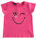 T-shirt bambina con strass sarabandapromo			FUXIA-2445