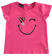 T-shirt bambina con strass sarabandapromo FUXIA-2445