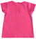 T-shirt bambina con strass sarabandapromo FUXIA-2445_back