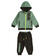 Tuta sportiva bambino invernale sarabandapromo VERDE MILITARE-4253