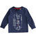 Maglietta girocollo bambino grafiche varie sarabandapromo NAVY-3854