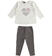 Completo bambina maglietta con cuore e leggings sarabandapromo			PANNA-0112