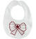 Bavaglio neonato multi ricamo minibanda			PANNA-PANNA-8101
