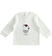 Maglietta girocollo 100% cotone con applicazioni per neonato minibanda GRIGIO MELANGE-8867