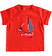 T-shirt 100% cotone con ricamo barca minibanda ROSSO-2235_back