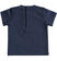 T-shirt in jersey stretch con ricamo "Veloce come il vento" minibanda NAVY-3854_back