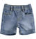 Pantalone corto in denim maglia minibanda STONE BLEACH-7350