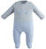 Tutina intera 100% cotone organico con orsetti minibanda			AZZURRO-3862