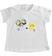 T-shirt 100% cotone con applicazioni minibanda BIANCO-0113