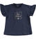 T-shirt in jersey stretch "You are perfect" minibanda NAVY-3854