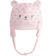 Cappellino in ciniglia con orecchie minibanda			ROSA-GRIGIO-6PW2