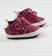 Scarpine modello sneakers in tessuto lucido con fiocchi minibanda BORDEAUX-2652