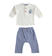 Completino neonato 100% cotone maglietta e pantalone minibanda MILK-0111