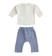 Completino neonato 100% cotone maglietta e pantalone minibanda MILK-0111_back