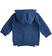 Felpa neonato con cappuccio con stampa 100% cotone minibanda BLU INDIGO-3647 back