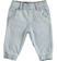 Jeans neonato in denim stretch di cotone minibanda BLU CHIARO LAVATO-7310