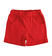 Pantaloni corti neonato 100% cotone minibanda			ROSSO-2256