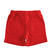 Pantaloni corti neonato 100% cotone minibanda ROSSO-2256_back