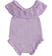 Pagliaccetto neonata 100% tricot di cotone minibanda LILLA-3412 back