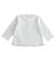 Maglietta neonato girocollo 100% cotone con ruches minibanda BIANCO-0113_back