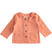 Cardigan neonato 100% cotone con fiocco minibanda TERRA COTTA-2023