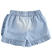 Shorts neonata in denim leggero 100% cotone minibanda BLU CHIARO LAVATO-7310_back