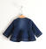 Giubbino jeans neonata in denim minibanda STONE WASHED-7450 back
