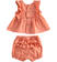 Completino neonata 100% cotone camicia a manica corta e mutandina minibanda TERRA COTTA-2023 back