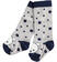 Calzini neonato a pois minibanda GRIGIO-0516