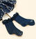 Collant neonata lurex minibanda			NAVY-3854