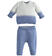 Tutina cotone neonato minibanda CARTA ZUCCHERO MELANGE-8853