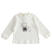 Maglietta neonato in cotone minibanda PANNA-0112