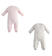 Set pigiama ciniglia neonato minibanda ROSA-2512_back