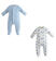 Set pigiama ciniglia neonato minibanda AZZURRO-3862