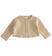 Cardigan neonata con treccia minibanda			BEIGE-1033